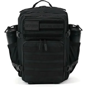 WOLFpak 35L Athletic Gym Backpack - Durable 1000D Waterproof Oxford Material with MOLLE Webbing Laptop Pocket and Dual Cup Hold