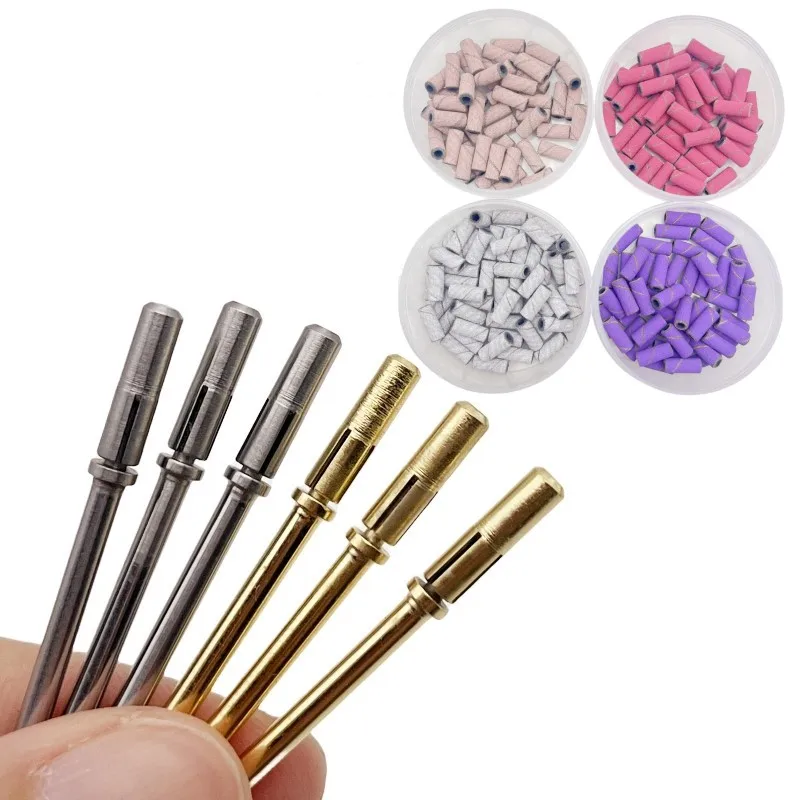 Online Popular Small Nail Polish Sand Ring Bearing Mini Set Sand Ring Shaft Core Nail Repair and Removal Polishing Head 3.1mm