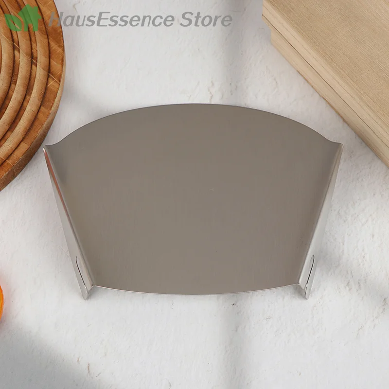 ※Stainless Steel Pouring Chute Shield For Mixers Universal Splash Guard Food Processor Attachment Safety Shield For Kitch