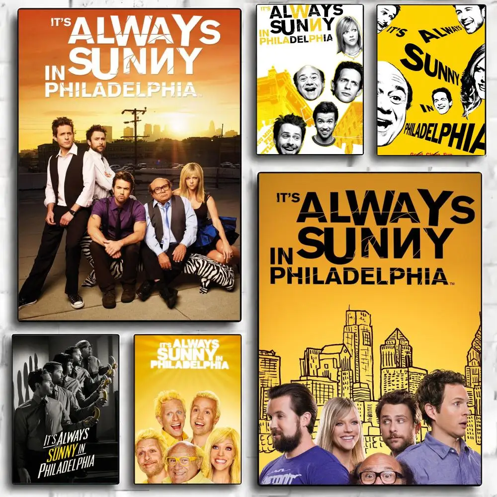 tv series I-Its Always Sunny in Philadelphia-A Poster Minimalist Wall Sticker for Cafe Office Bar Home Decor and Gift