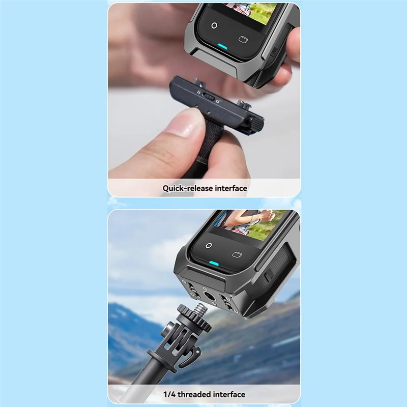 

Latest For Insta360 X5 Case Metal Utility Frame Protective Cage Action Camera Accessories