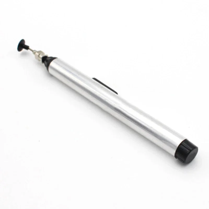Soldering Pick Up Tools Pen Hand Aluminium Alloy Pump Silver Sucking Metal Vacuum Sucker Pads Manual Home Kit New