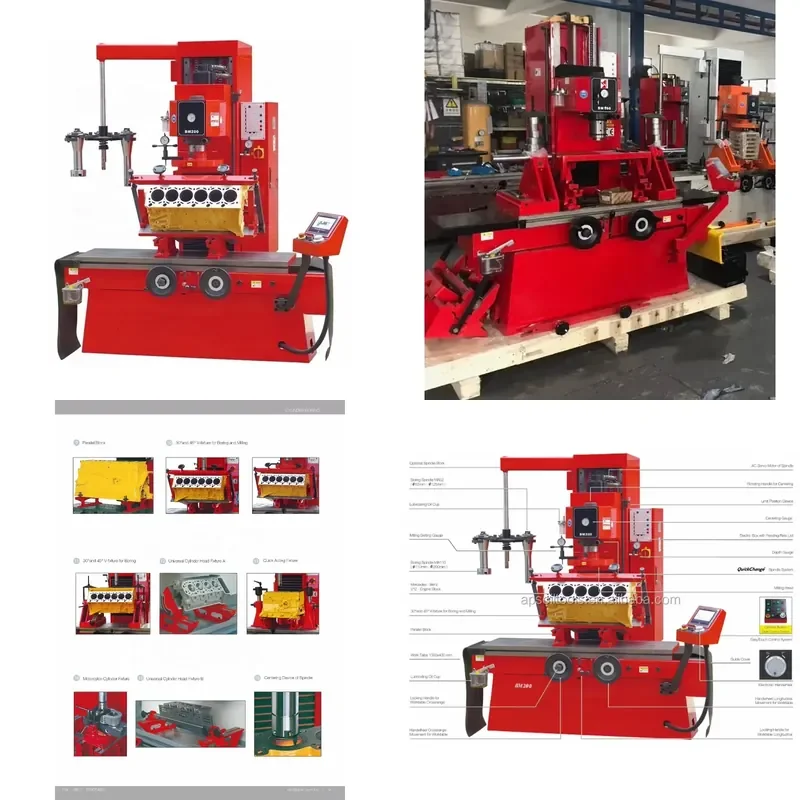 HCY Factory Price Brand New Engine Cylinder Boring Machine Vertical Boring-milling Machine Cylinder Boring &milling Machine