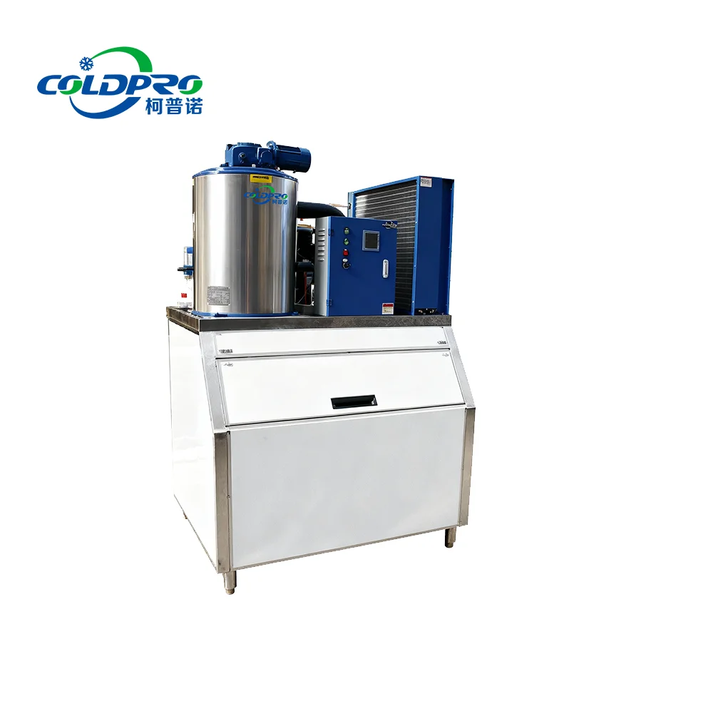 Industrial Small Flake Ice Making Machine Energy Saving Commercial Use 300kg Capacity High Productivity Bulk Supply