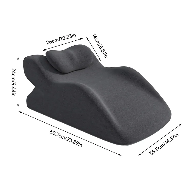 Bed Wedge Pillow for Acid Reflux or Sleeping with Prone Position Ergonomic Pillow for relaxing,Reading,Couple's Lying Pillow