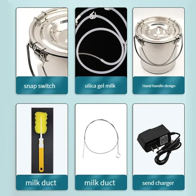 آلة الحلب الكهربائية الصغيرة للماشية والأغنام؛ آلة الحلب ذات السرعة القابلة للتعديل لشريان النبض؛ الحلب المنزلي الصغير