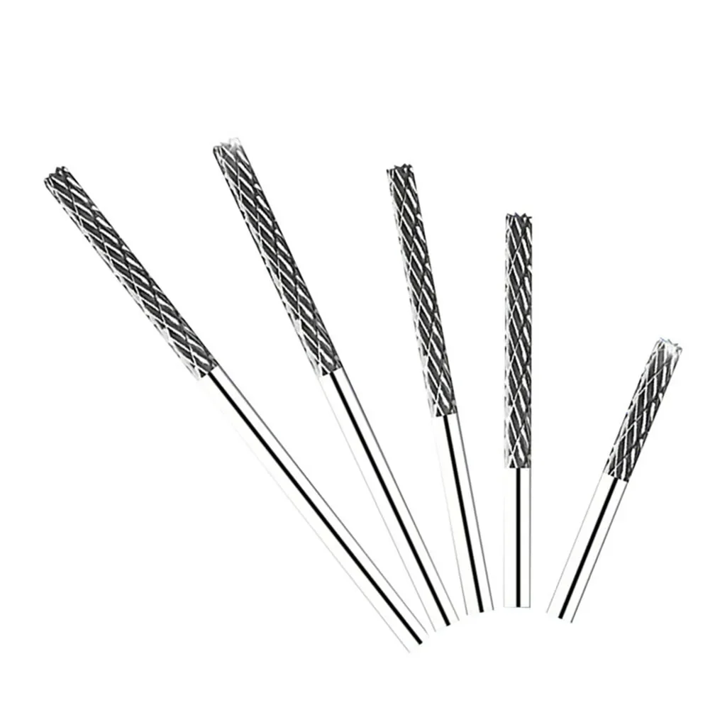1szt 3mm 1/8 Wiertła z węglików spiekanych z długim trzpieniem do frezów Dremel - Diamentowe frezy obrotowe 38mm do 100mm Elektronarzędzia
