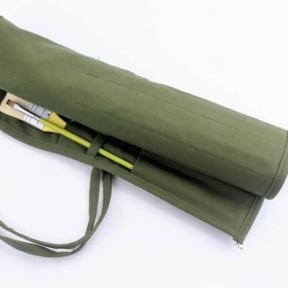 

22 Slots Painting Brushes Storage Bag Large Capacity Portable Watercolor Pen Curtain Pen Bag Sturdy Stationery Case