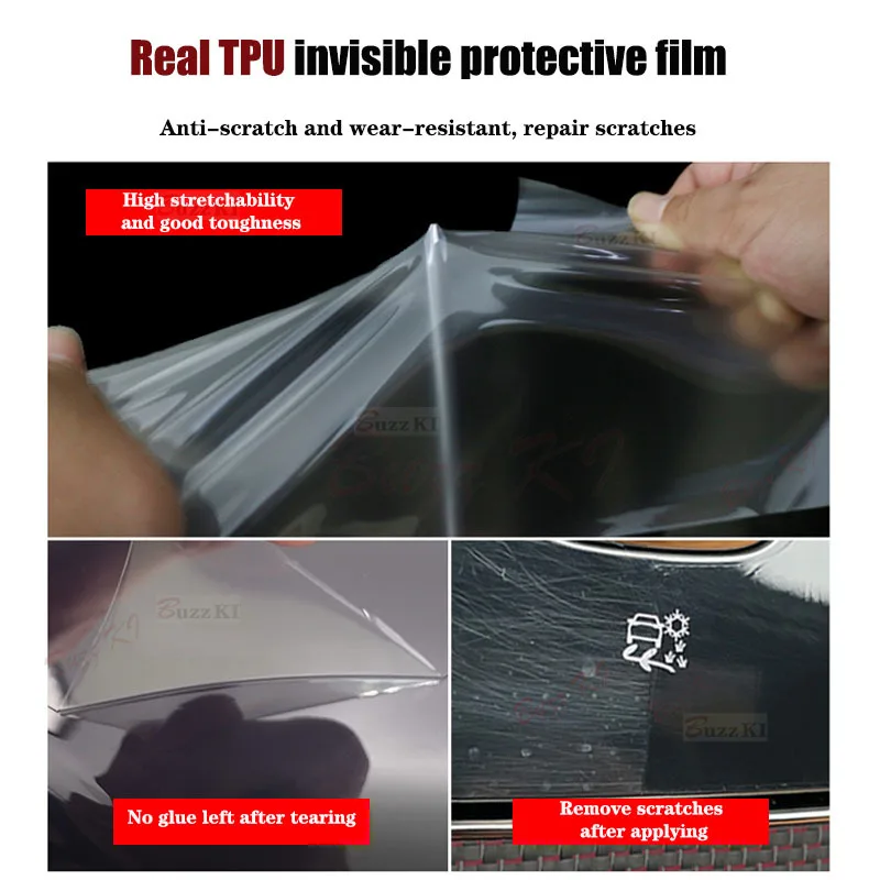 Película protectora transparente de TPU para el Interior del coche, accesorio de reacondicionamiento con Control Central de ventilación trasera, para BMW X5 de 2019 a 2024