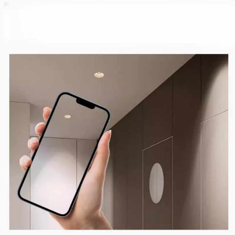 2025 New Model Curved Pendant Light - Frameless, Scaled-After-Cast, Embedded Deep Cup Anti-glare Downlight