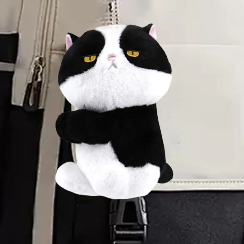 Cat Stuffy Cute Cat Plush Toy Stuffed Animals Cat Multifunctional Cat Plush Clip Plush Cat Pendent for Kids Birthday Parties