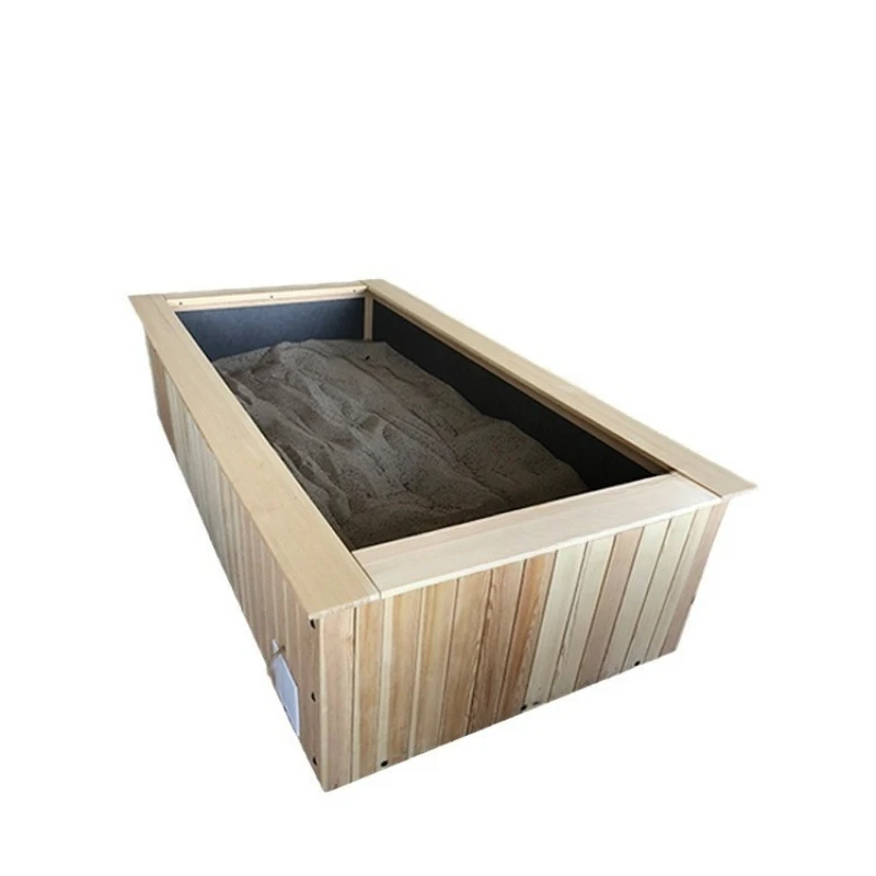 Sand therapy bed, steaming room equipment, sand moxibustion sauna box
