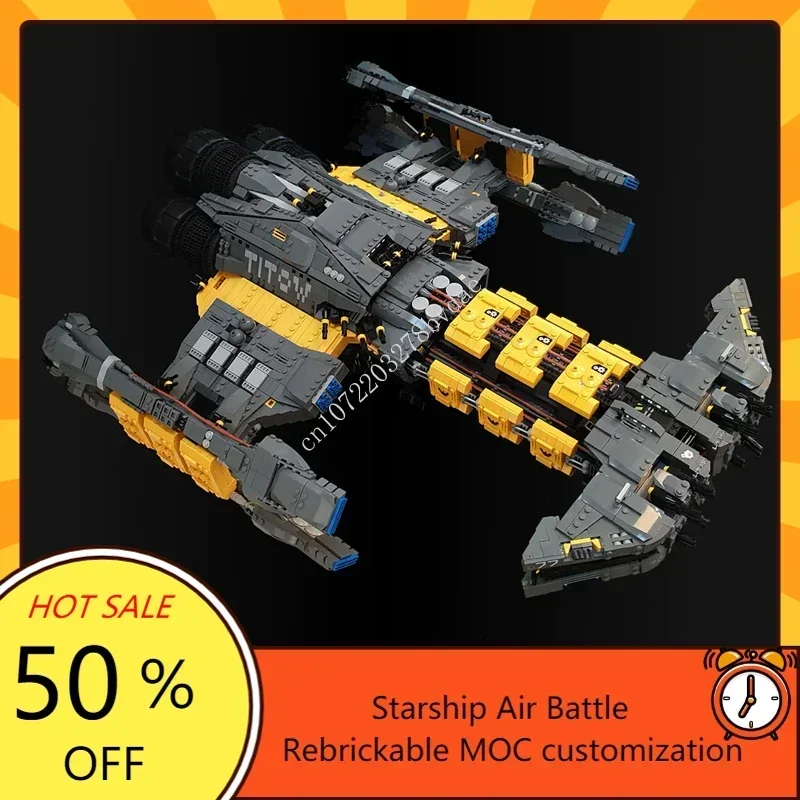 5873PCS MOC Space Battle Battlecruiser - StarCraft Model Building Blocks Technology Bricks DIY Creative Assembly Toys Kids Gifts