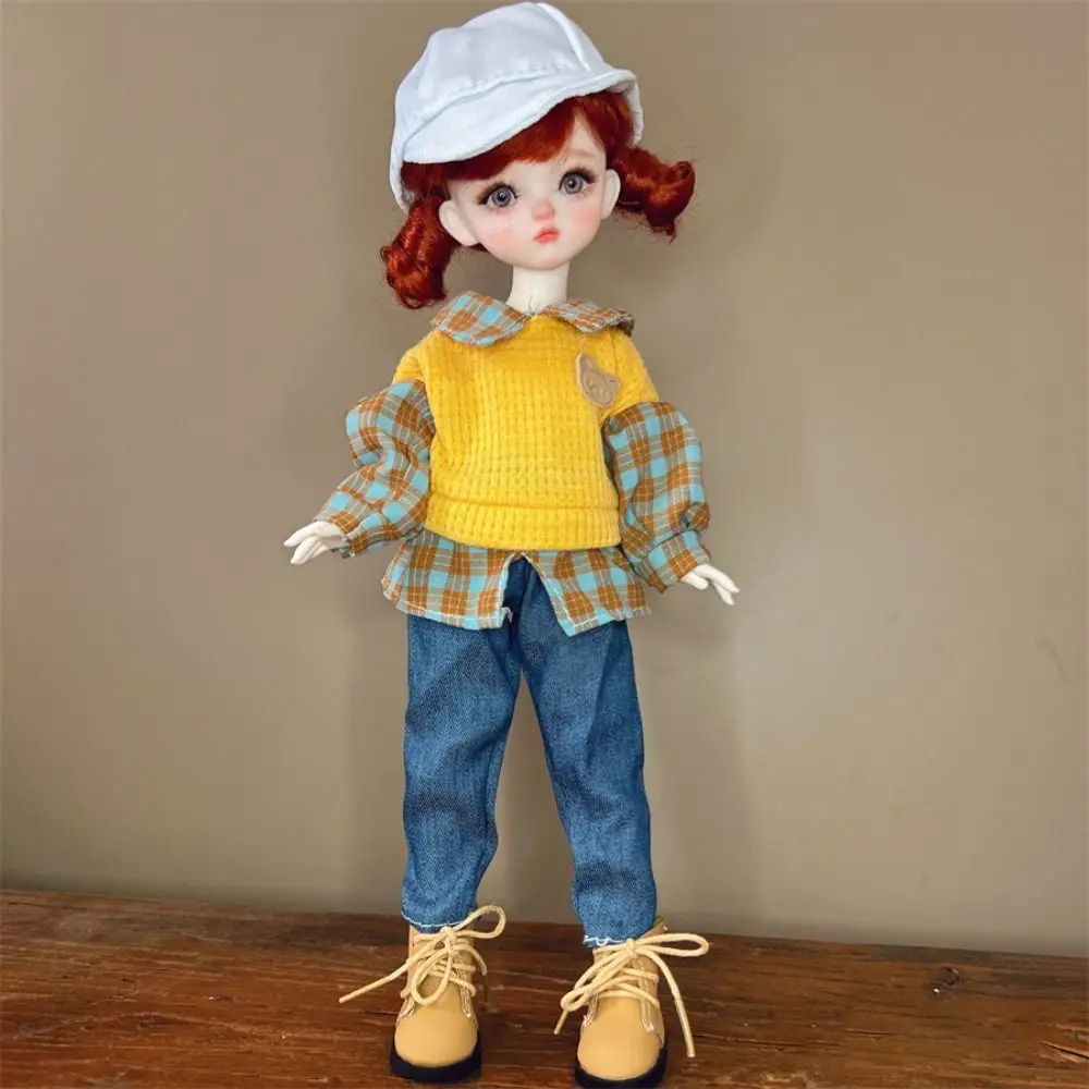 Trendy Lovely 30cm Doll Clothes Pretty Fashion Casual 1/6 BJD Doll Outfit Set Cute Girl Toy Holiday Gift (No Dolls and Shoes)