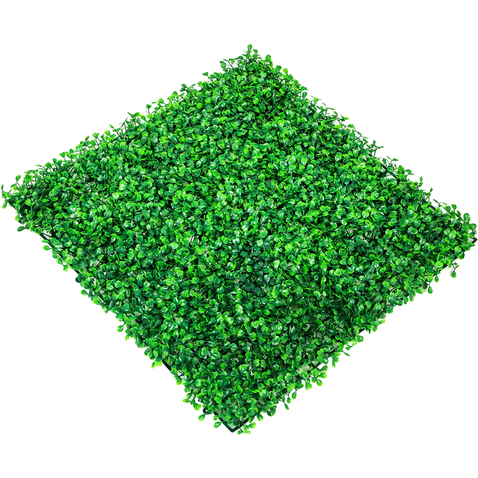 VEVOR 12PCS 10x10 in Artificial Boxwood Panels Boxwood Hedge Wall Mat Artificial Grass Backdrop Wall Privacy Screen UV Protected