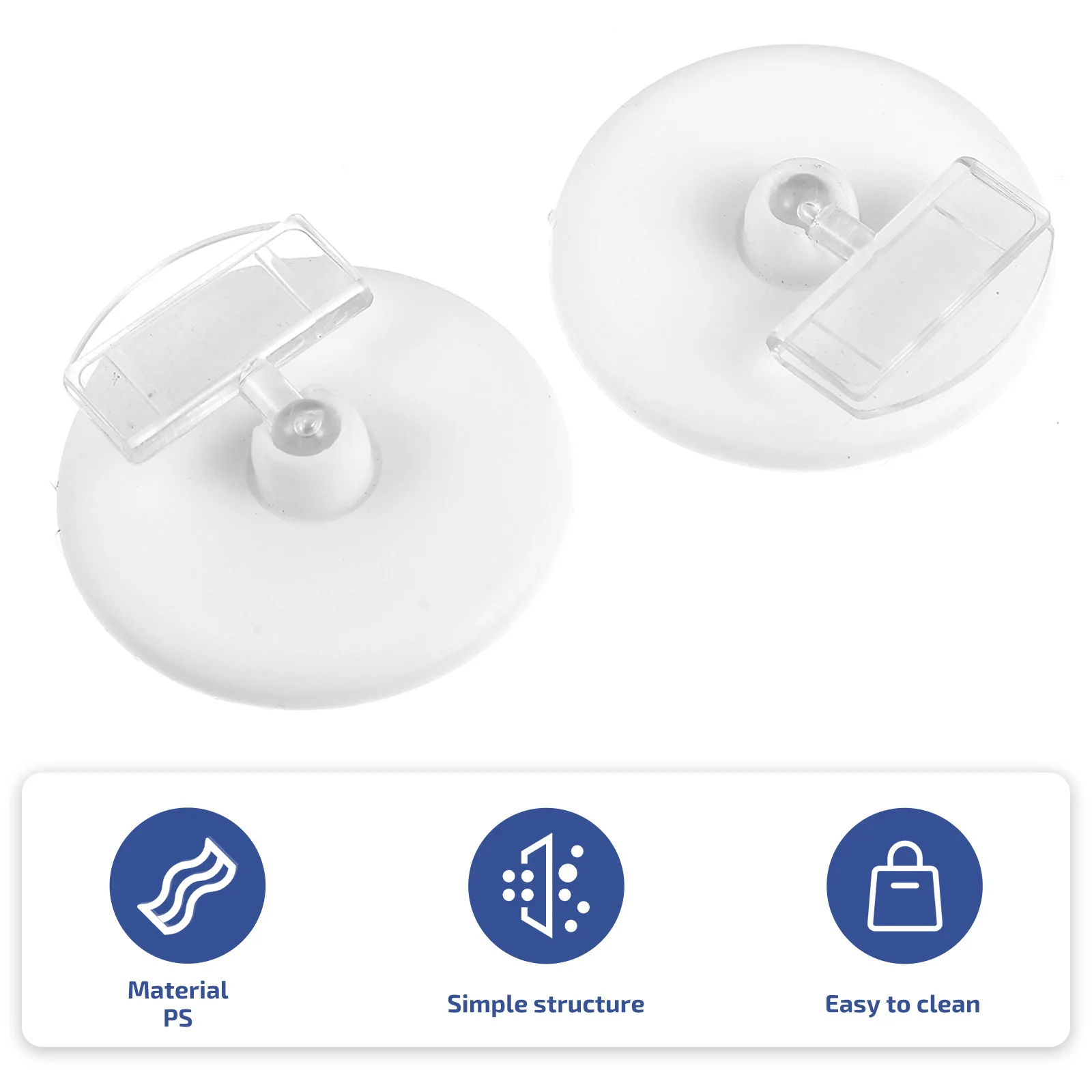 

10pcs Plug-In Disc Clip For Price Tags Label Holder Display Stand Advertising Rack Desk Sign Supermarket Wedding Retail Use