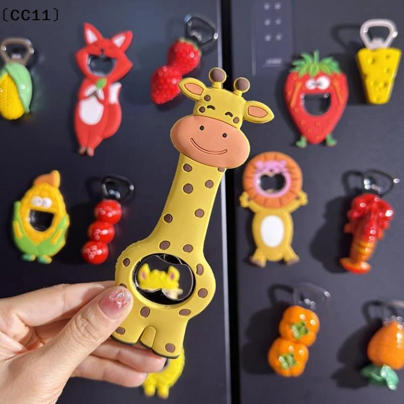 Bottle Opener Shark Magnet Beer Opener Fridge Stickers Practical Gadgets Bottle Lid Opener Magnetic Bar Kitchen Tool〔CC11〕