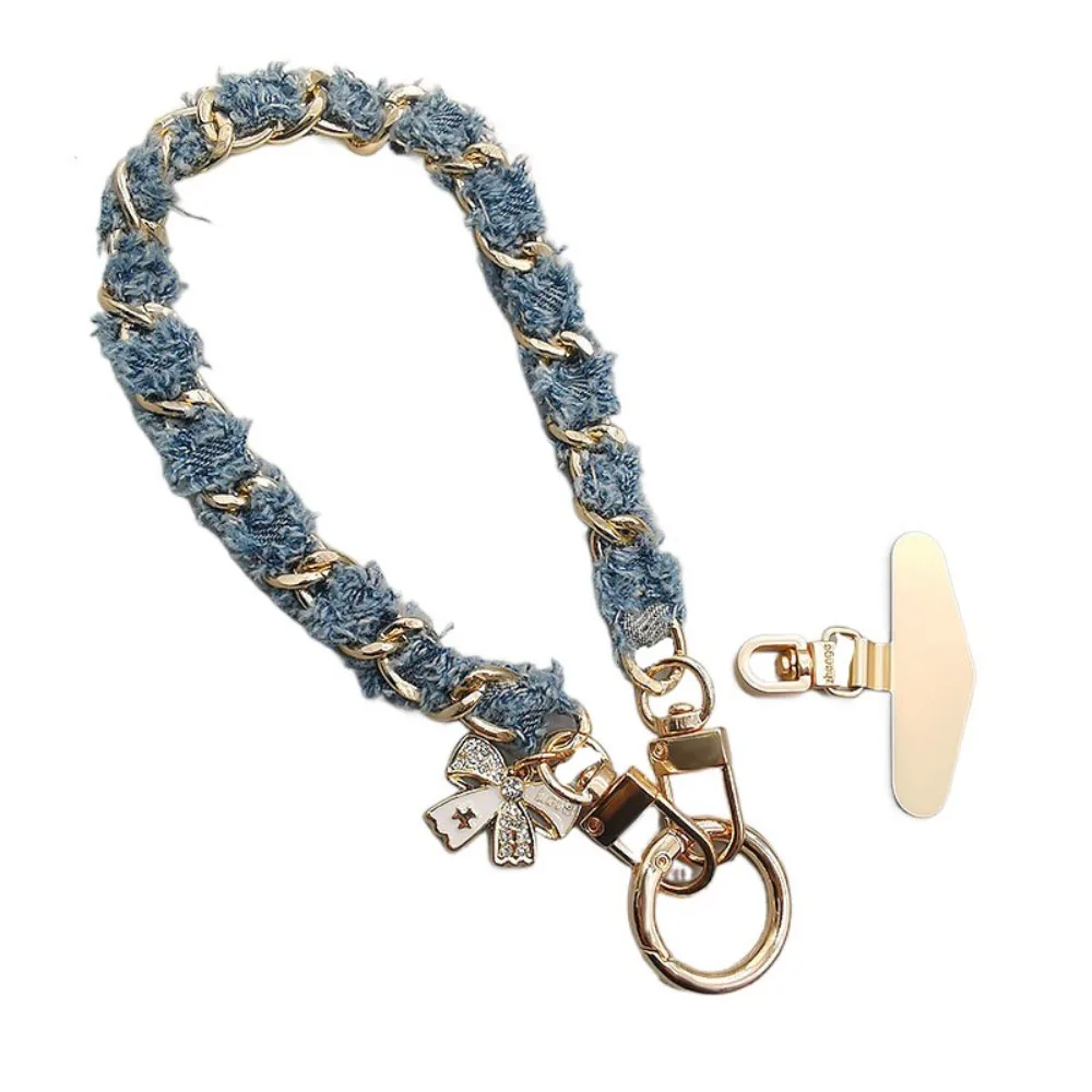 

Подвеска-ремешок для телефона с жемчугом, защита от потери, металлическая цепочка, шнурок для мобильного телефона, подвеска для телефона