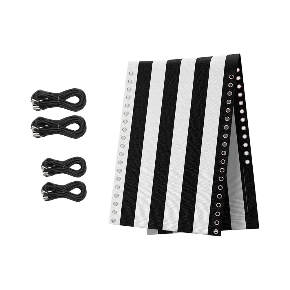 Chair Replacement Fabric 160x43cm Striped Seat Cover For Garden Recliner Patio Furniture Repair Parts