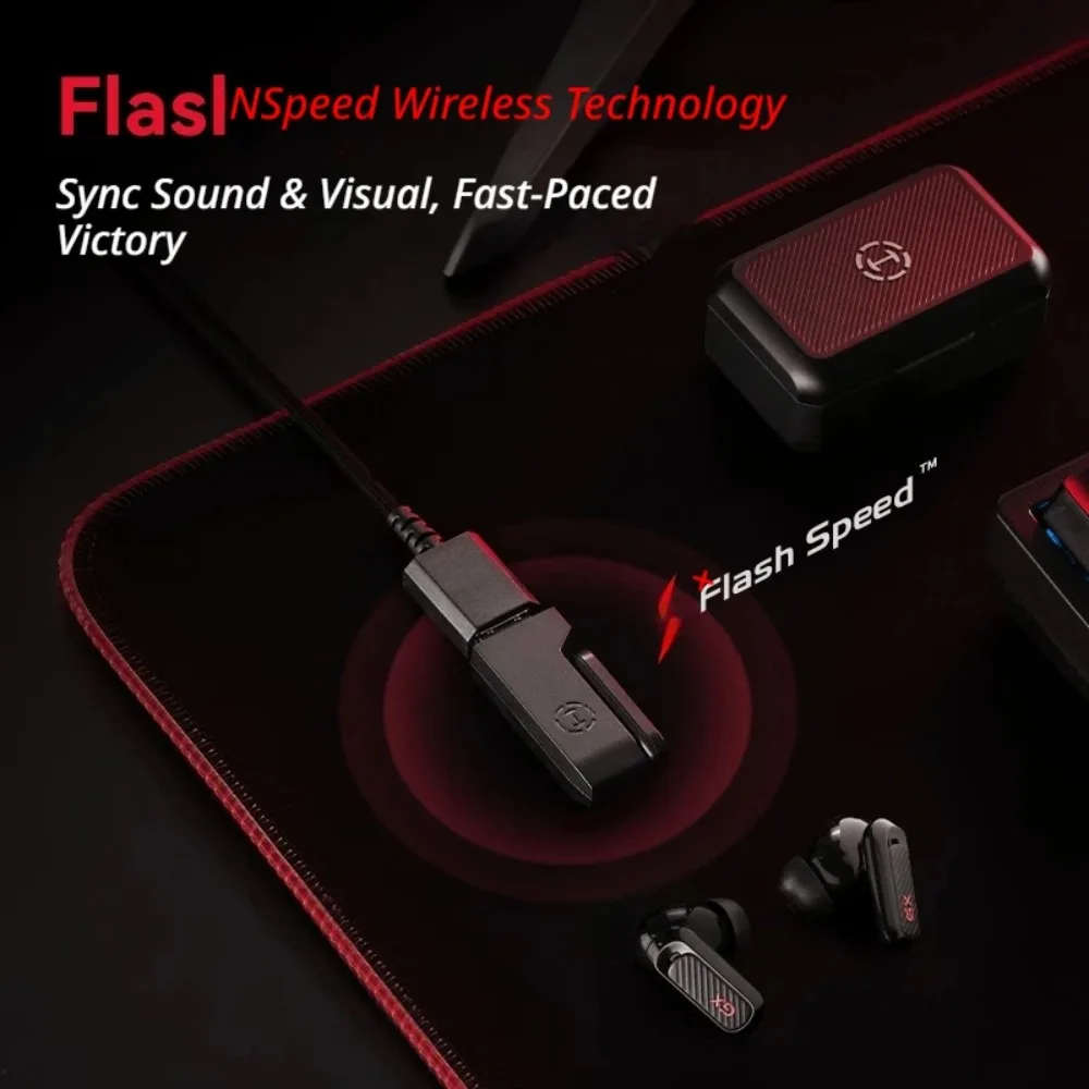 EDIFIER HECATE GX03 Ultra TWS Gaming Earbuds Bluetooth 2.4G Wireless Earphones ANC ENC Noise Cancelling Low Latency Headset