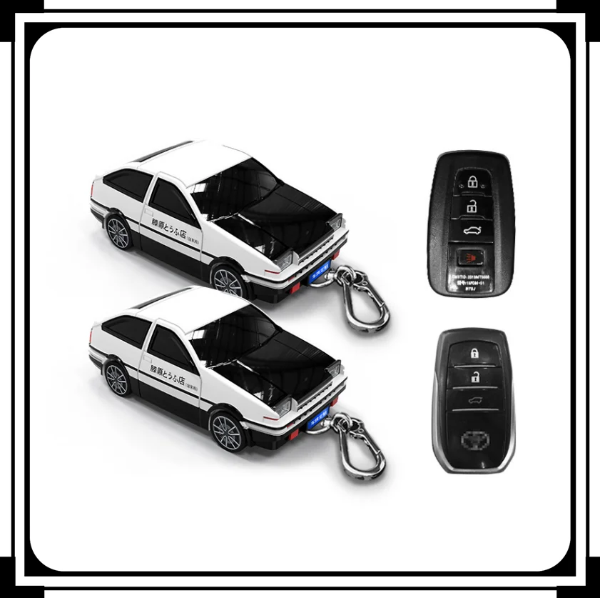 

For Toyota AE86 Key Cover Car Model Key Protective Case Creative Personalized Gift Car Key Pack Buckle Accessory Key Cover