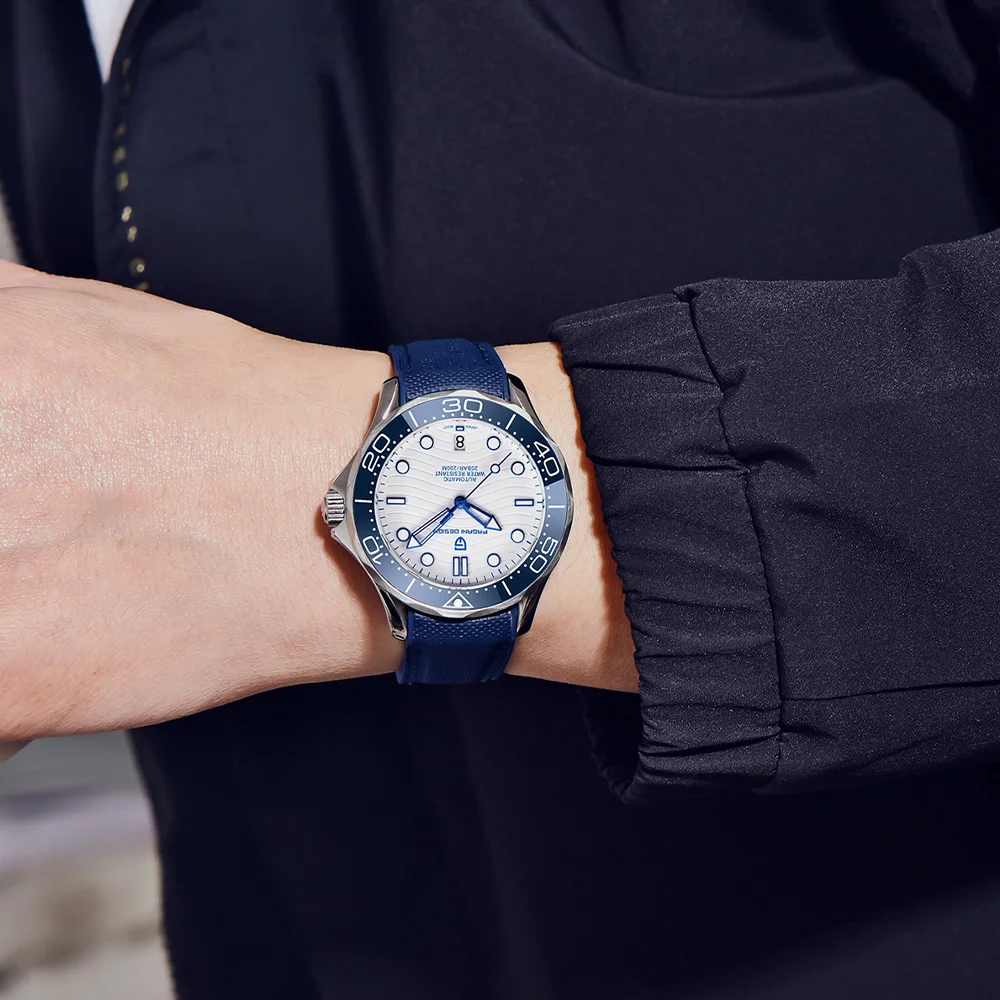 2026 New Pagani Design 007 Men's Automatic Watches Top Fashion Mechanical Watches Men's AR Sapphire Luminous Diving Reloj Hombre