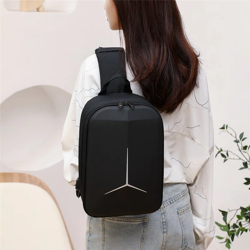 AS95-For DJI MINI 4 Pro Bag Storage Case Backpack Messenger Chest Bag Portable Fashion Box For Mini 4 Pro Shoulder Bag