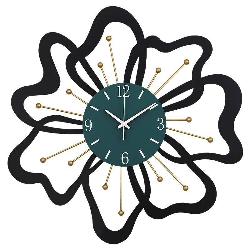 

Creative wall clock living room personality fashion Internet celebrity wall clock modern simple decoration silent home light lux