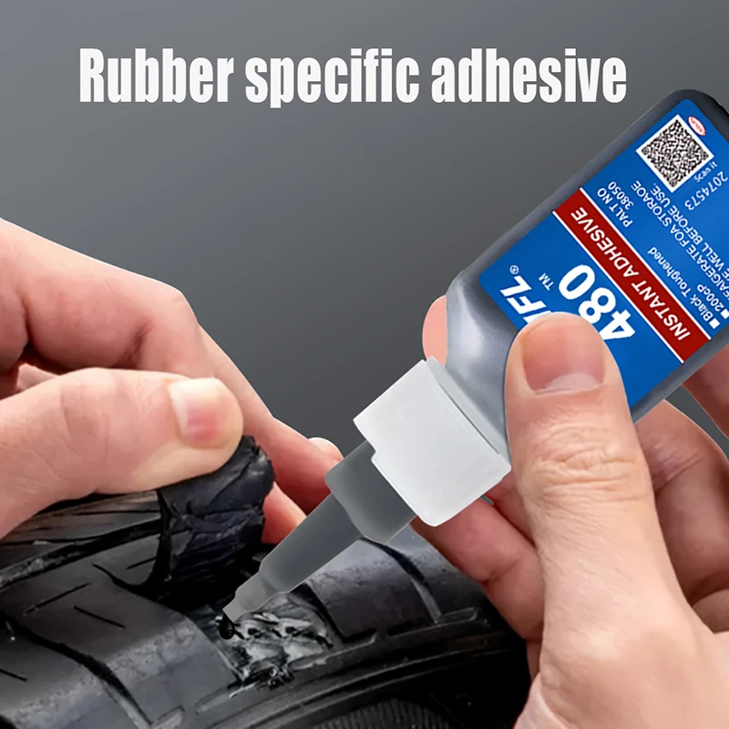 20g Loctite 480 Black Super Glue, Quick-Bondig Adhesive Leather Rubber Wood Metal Strong Liquid Glue, Emergency Repair Adhesive