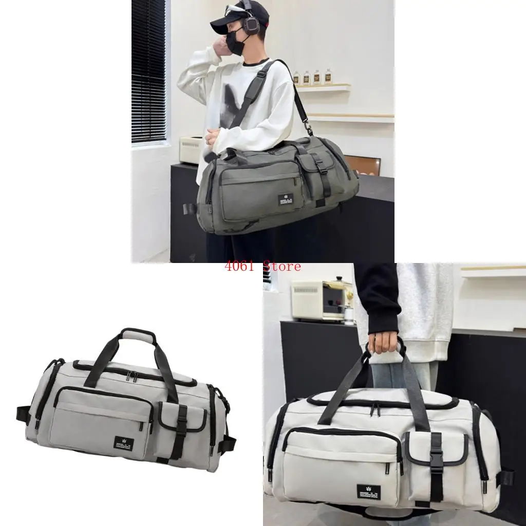 

Sport Bag with Shoes Compartment Gym Bag Large Capacity Fitness Bag Travel Bag