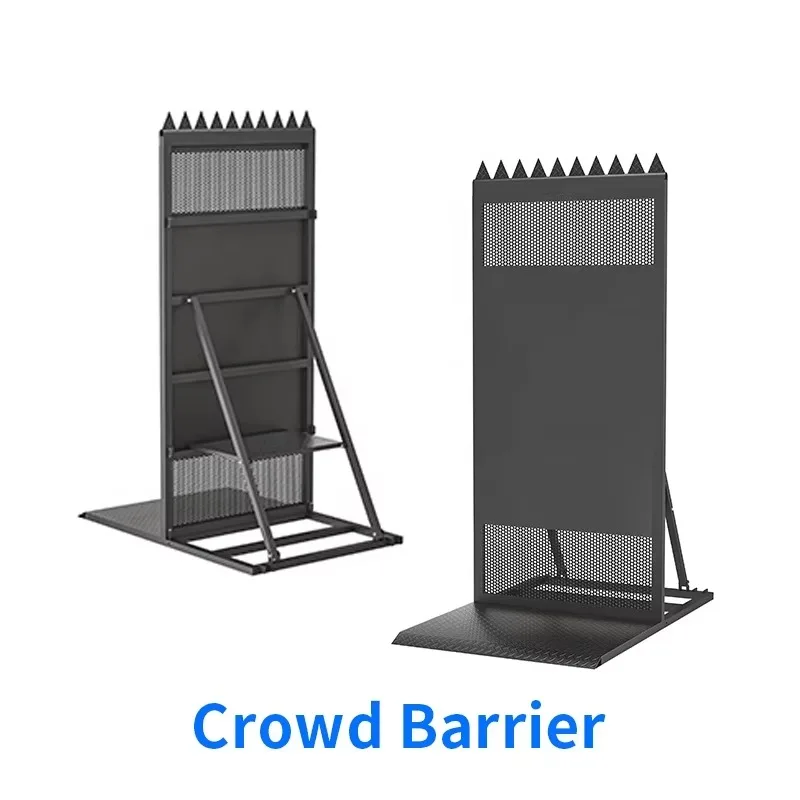 

【Хит продаж】Портативный складной временный стальной барьер-ограждение высотой 2 метра для контроля толпы, уличные выставочные конструкции