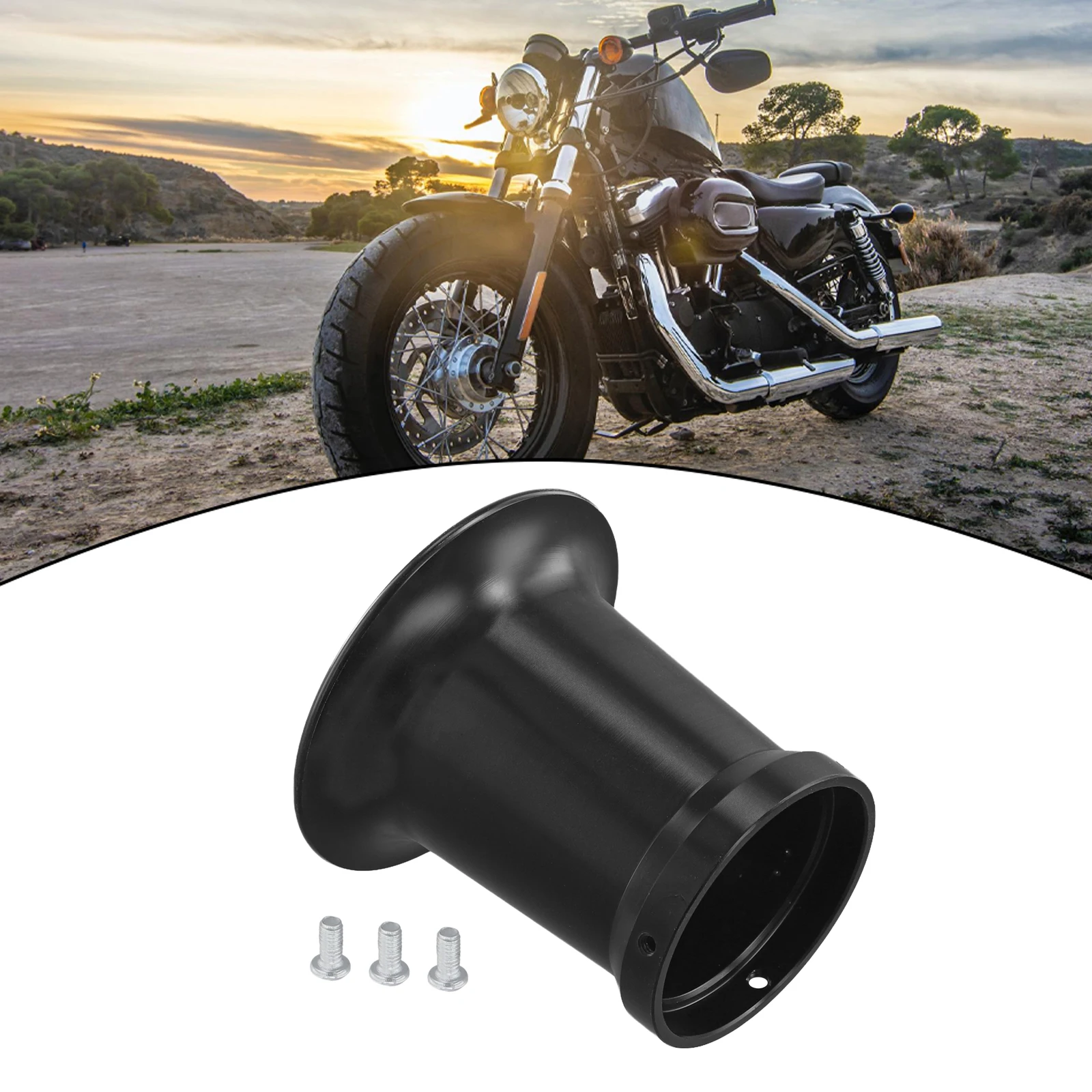 Stack for PWK PE VM Carburetor Intake Trumpet Made of CNC Aluminum Alloy Designed for Improved Air Intake Efficiency