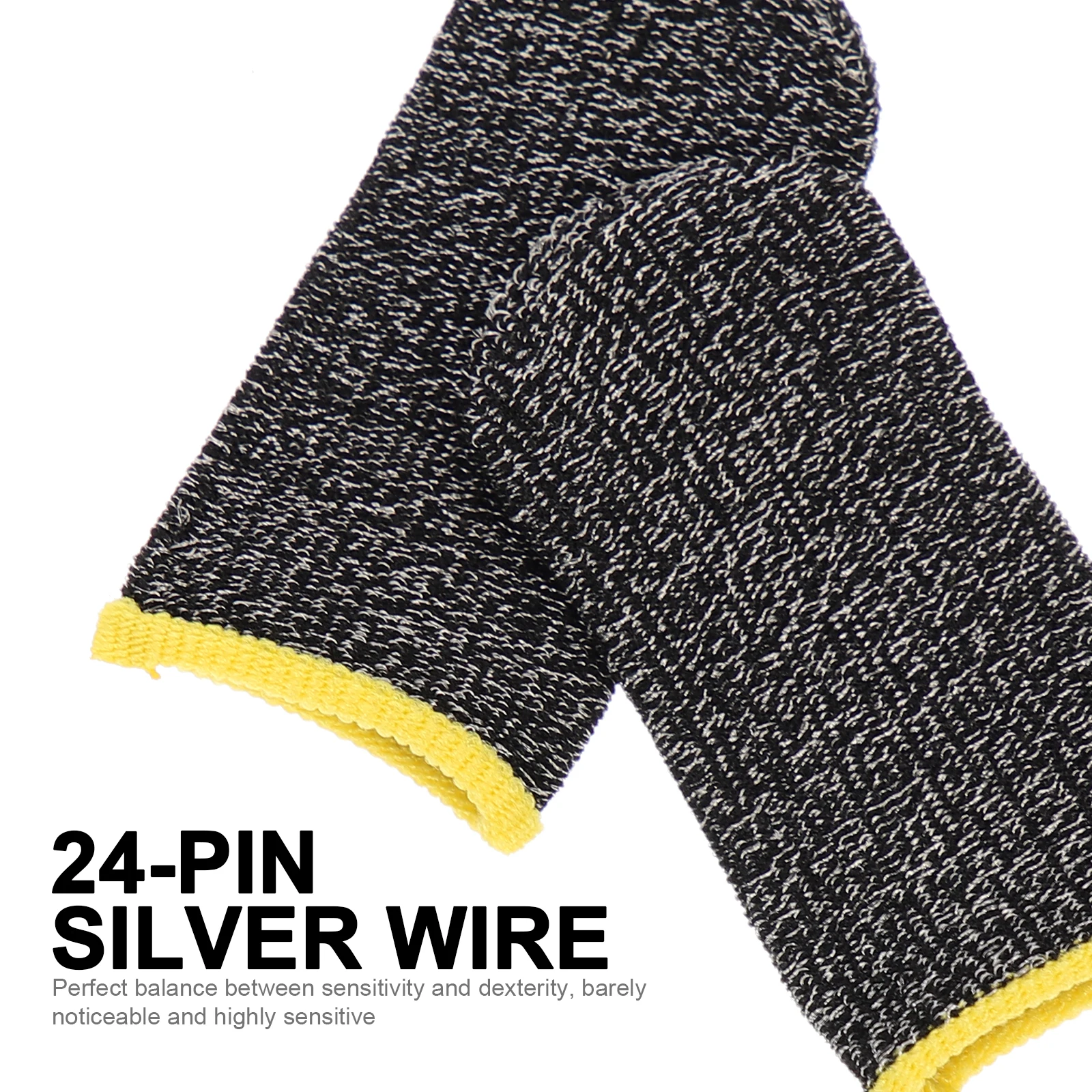 1 مجموعة 1 مجموعة من الأكمام الاصبع المضادة للعرق تنفس لعبة غطاء الاصبع للألعاب المحمول شاشة تعمل باللمس نصائح واقية عدم الانزلاق #4