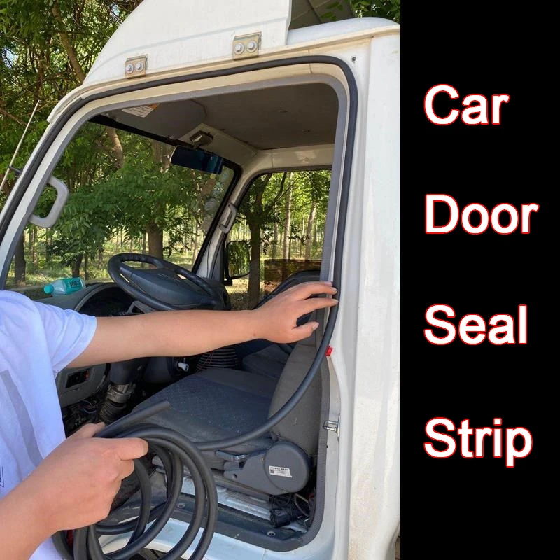 Universal Car Rubber Door Seal Strip Big D Type Car Door Seal Strip Noise Insulation Epdm Rubber Waterproof Seals Auto Accessory