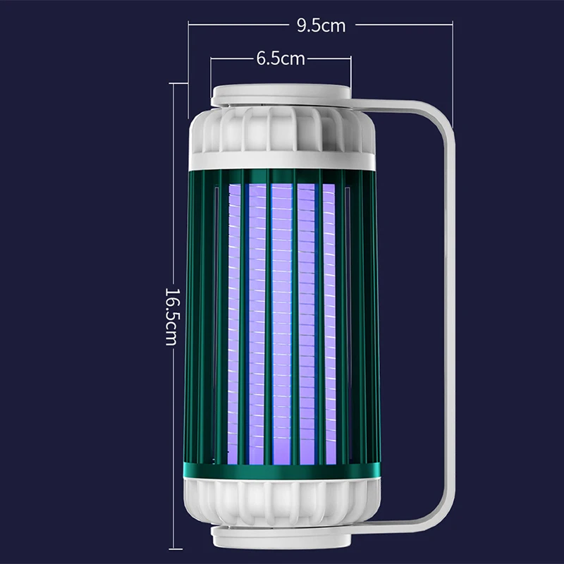 Lampe électrique portable anti-moustiques, aste par USB, lumière LED, piège à mouches, insectes, Monténégro de parasites dans la pièce, répulsif