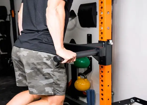 Adjustable Foldable Multi Grip Dip Bar Attachment for Power Cage Squat Rack CF Home Gym Full Upper Body Muscle Training Fitness - view 6