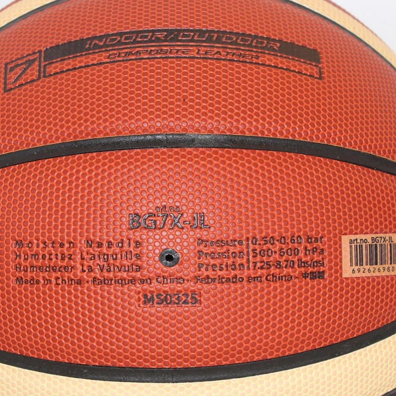2026 كرة السلة المنصهرة الحجم الرسمي 7/6/5 بولي Leather الجلود للجنسين في الهواء الطلق داخلي مباراة التدريب فريق الدوري Baloncesto Topu
