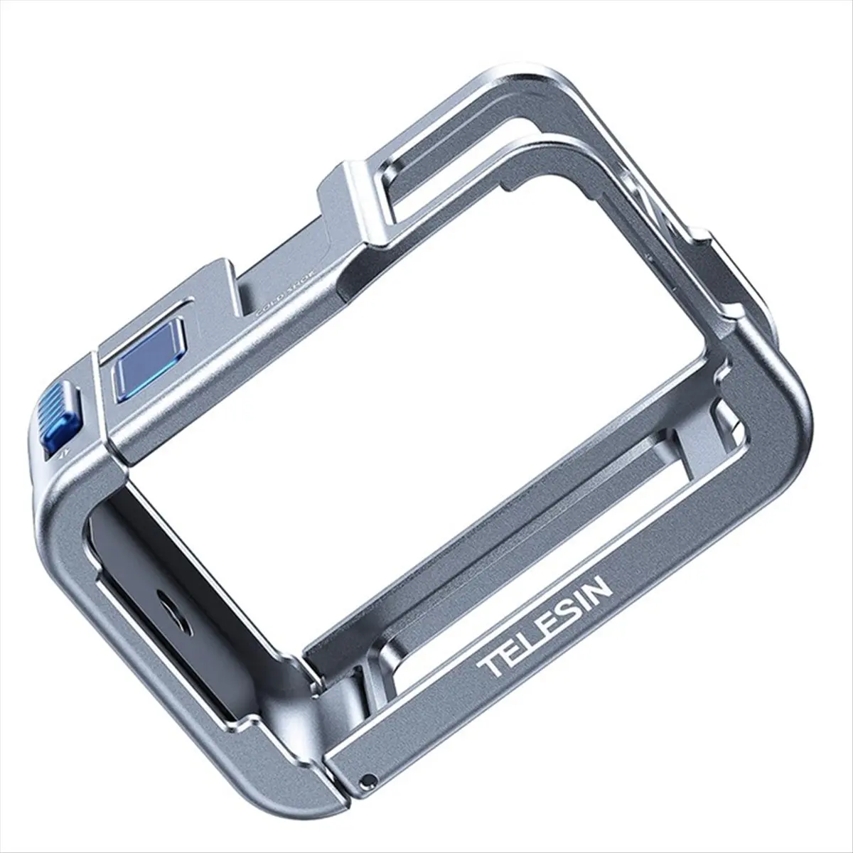 A26Z  Ultra-Light Camera Cage for Action 5 Pro/4/ 3,Protective Cage with Cold Shoe,Shutter Button,Quick Release Connector
