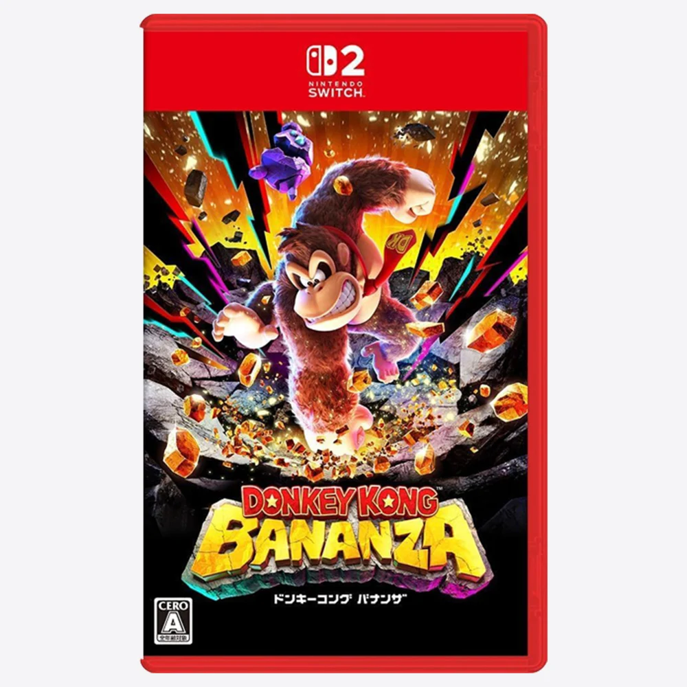 Donkey Kong Bananza Nintendo Switch 2 Juegos Games Deals Nintendo Physical Game Card Action Adventure Game for NS2 Game Console