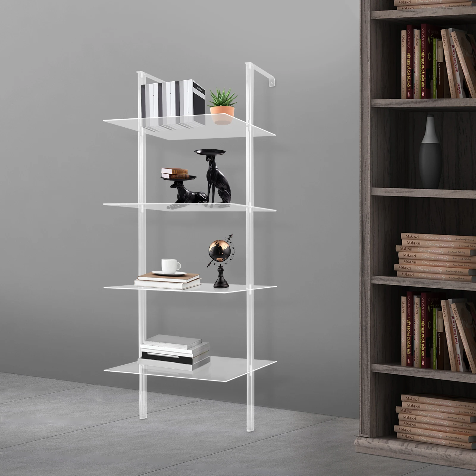 4 Katlı Şeffaf Akrilik Merdive - Home Office Shed incelemesi ve fiyatı