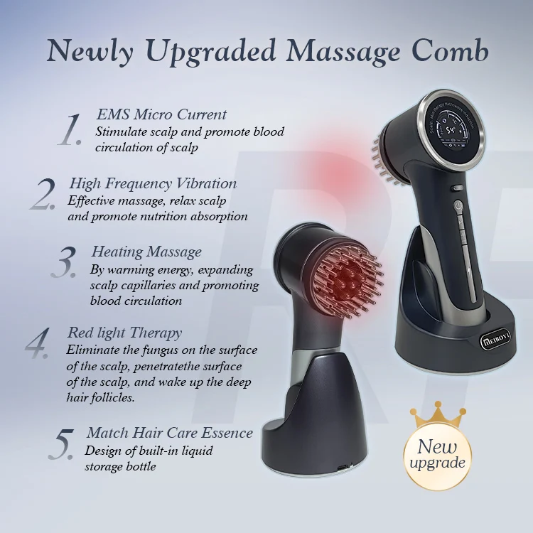 Home head therapy spa vibratory massager Scalp medicine massager scalp care device