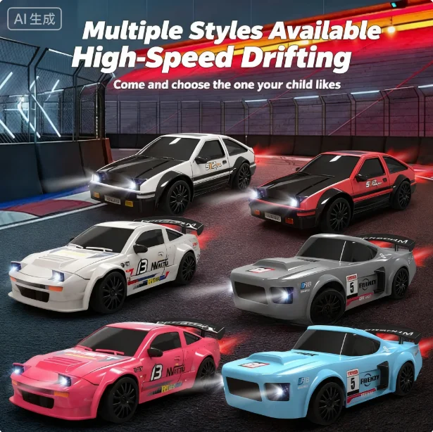 

Радиоуправляемый дрифт-автомобиль 4WD 1/24 2,4G с дистанционным управлением, высокоскоростной полноприводный радиоуправляемый гоночный автомобиль, игрушки для мальчика, рождественский подарок