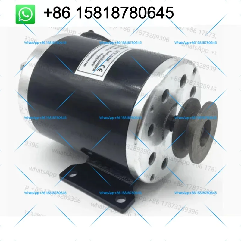 Permanent magnet DC high speed brush motor MY1020-500W/24V/36V scooter