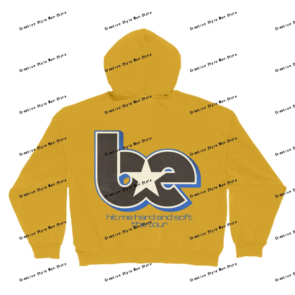 2025 Billie World Tour Concert Hoodies Men's Cotton Hoodie HIT ME HARD AND SOFT Special Session Tops Fans Commemorative Pullover