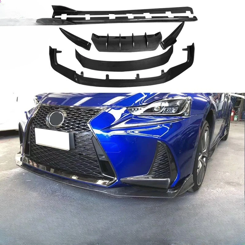 For Lexus, Carbon Fiber Surround Modified Front, Lip Rear Lip Tail Side Skirt Car