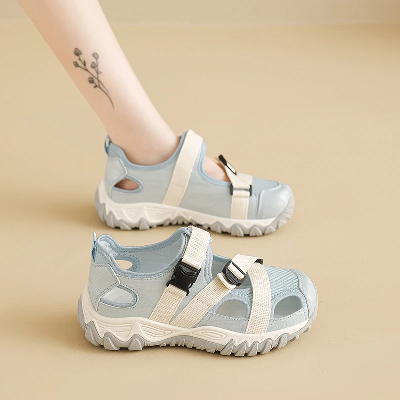 Women Minimal All Match Sneakers Flat Closed Toe Breathable Summer Solid Shoes Outdoor Daily Commute Casual Footwear