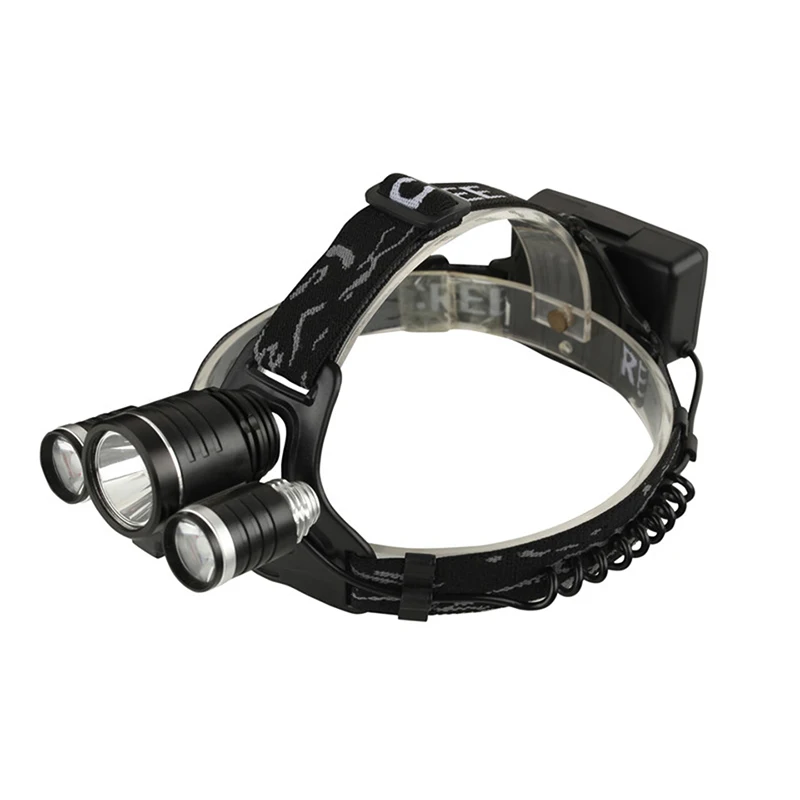 Bicycle Light Led Head Flashlight Lamp Headlamp for Riding Usb Chargeable 18650 Battery Power Ban Function Waterproof Headlight