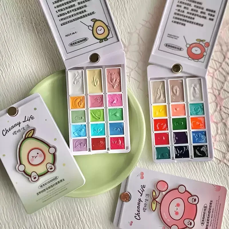 4 In1 No Wipe Patting Gel Palette Gradient Nail Polish Semi-Solid Nail Art DIY Drawing Stamping UV LED Gel Varnishes with Sponge