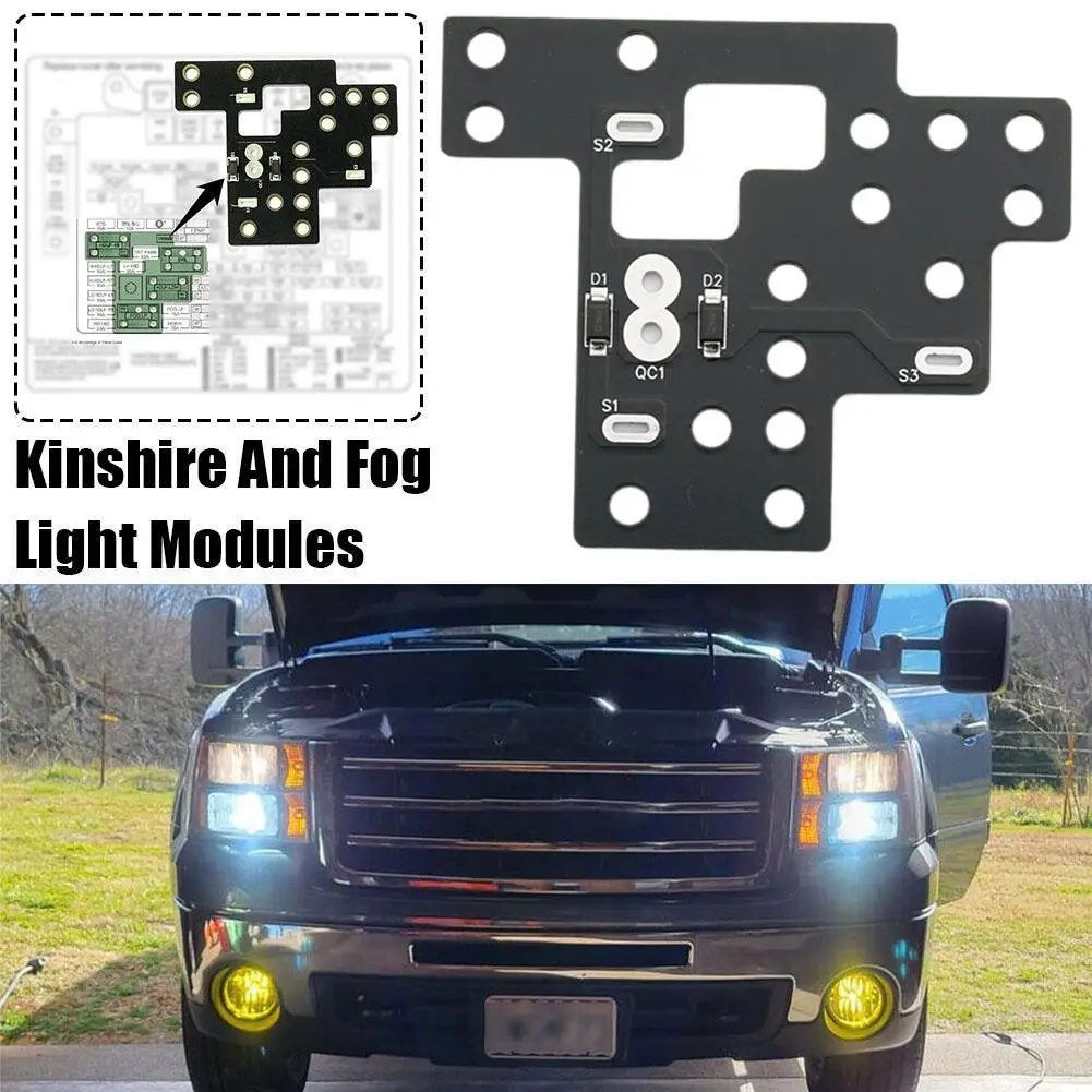 

For GM All Light On Module For Silverado 1500/2500/3500 Classic 2003-2007 For High/ Low Beams,Fog Lamps,Day Time Running Li Q9J7