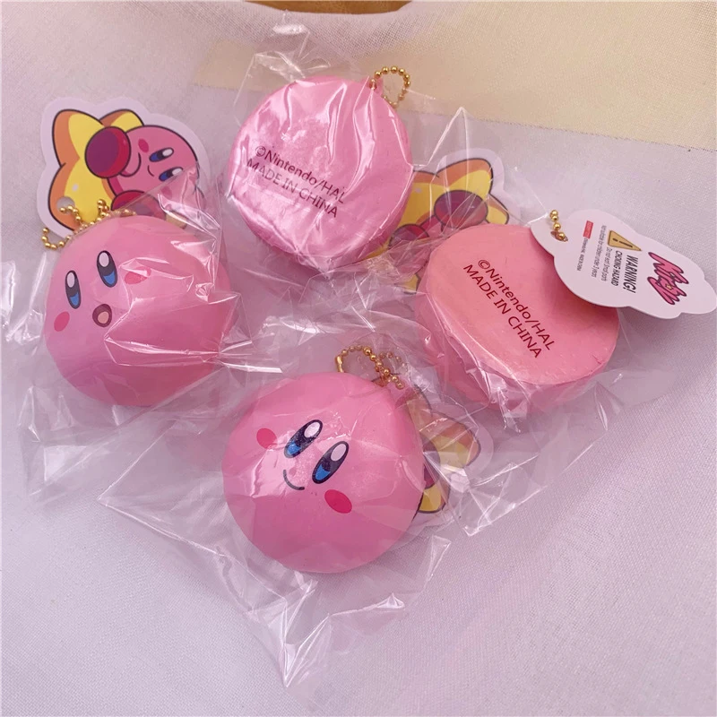 Game Kirby Star Dekompressionsspielzeug, weiche Simulationsbrot-Form, langsam rückfedernd, Squishy, süßer Anhänger, schönes Geschenk für die Freundin – Detail 2